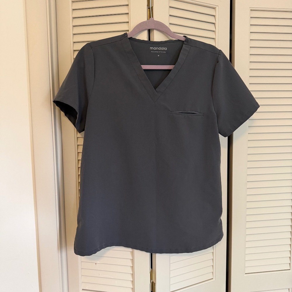 Pewter Mandala scrub set